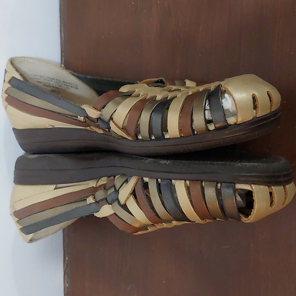 Softspots sandal Leather Size 7W - Picture 2 of 8